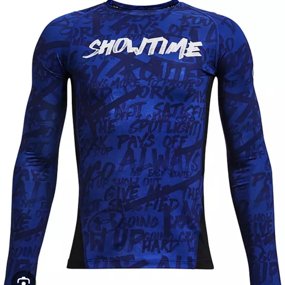 NWT BOYS UNDER ARMOUR FITTED LONG SLEEVE SHIRT
